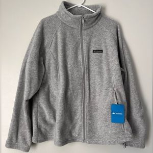 NWT Columbia Women's Benton Springs Zip-Front Fleece Jacket 3X